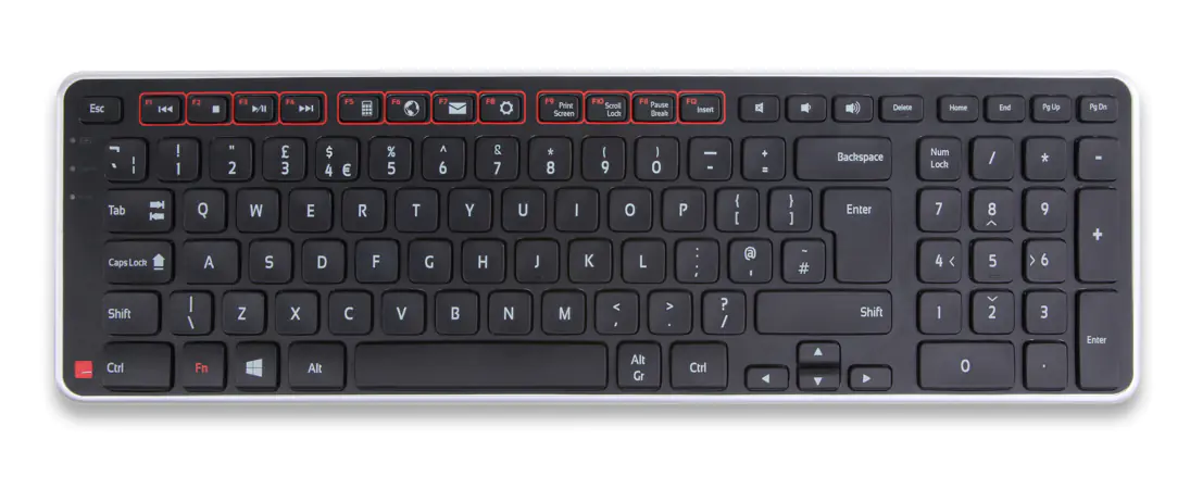 Contour Balance Tastatur wireless Us-Layout schwarz retail - Tastatur - QWERTY