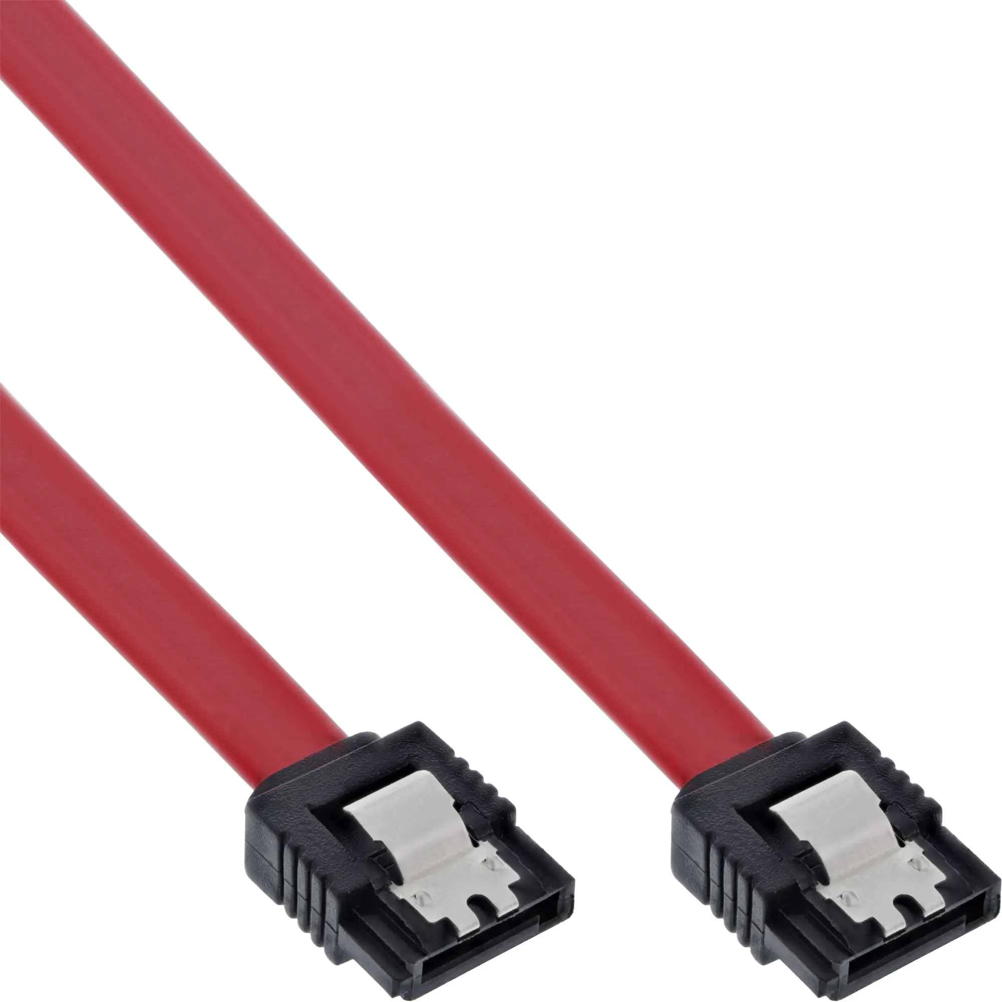 InLine SATA Anschlusskabel - mit Sicherheitslasche - 0,5m 27705A