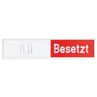 Franken Türschild besetzt BS0117 102x27,4mm al selbstkl. Franken Türschild besetzt BS0117 102x27,4mm al selbstkl.