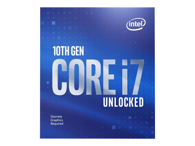 Intel Core i7 10700KF - 3.8 GHz - 8 Kerne - 16 Threads - 16 MB Cache-Speicher - LGA1200 Socket - Box (ohne Kühler) BX8070110700KF