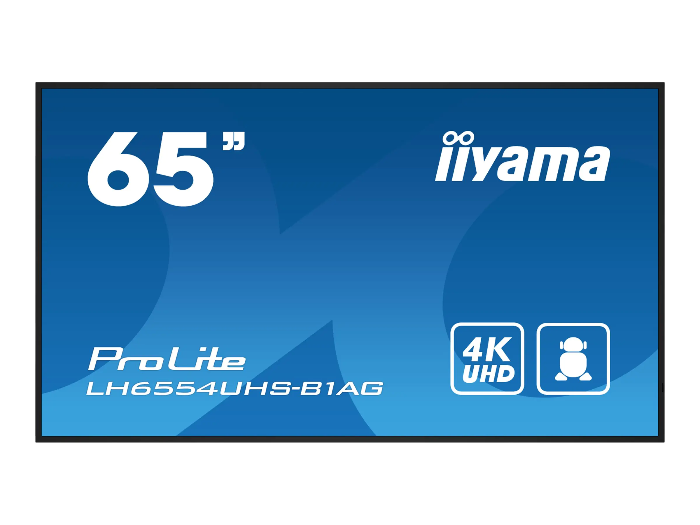 Iiyama ProLite LH6575UHS-B1AG - 165 cm (65") Diagonalklasse (164 cm (64.5") sichtbar) LCD-Display mit LED-Hintergrundbeleuchtung - Digital Signage - mit integrierter Media Player, SDM Slot PC - 4K UHD (2160p) 3840 x 2160 - schwarze Blende mit mattem Finis Iiyama ProLite LH6575UHS-B1AG - 165 cm (65") Diagonalklasse (164 cm (64.5") sichtbar) LCD-Display mit LED-Hintergrundbeleuchtung - Digital Signage - mit integrierter Media Player, SDM Slot PC - 4K UHD (2160p) 3840 x 2160 - schwarze Blende mit mattem Finis