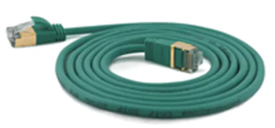 WANTEC Extra dünnes CAT7 SSTP Patchkabel, 0,5 m, Cat7, S/FTP (S-STP), RJ-45, RJ-45, Grün 7214