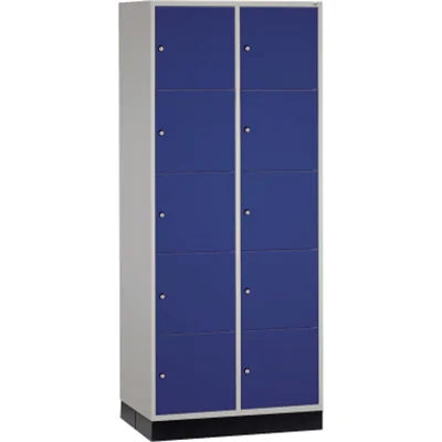 C+P Schließf.schrank 8570203S10011 10Fächer 1950x820x600mm lgr/ebl