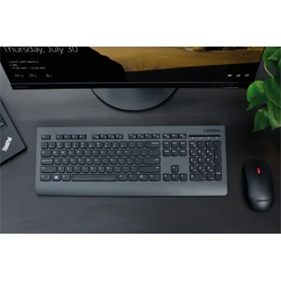 Lenovo Professional Combo - Tastatur-und-Maus-Set - kabellos - 2.4 GHz - Deutsch - für ThinkPad E46X; E56X; L460; L560; P40 Yoga; P50; P70; T460; T560; X260; ThinkPad Yoga 260