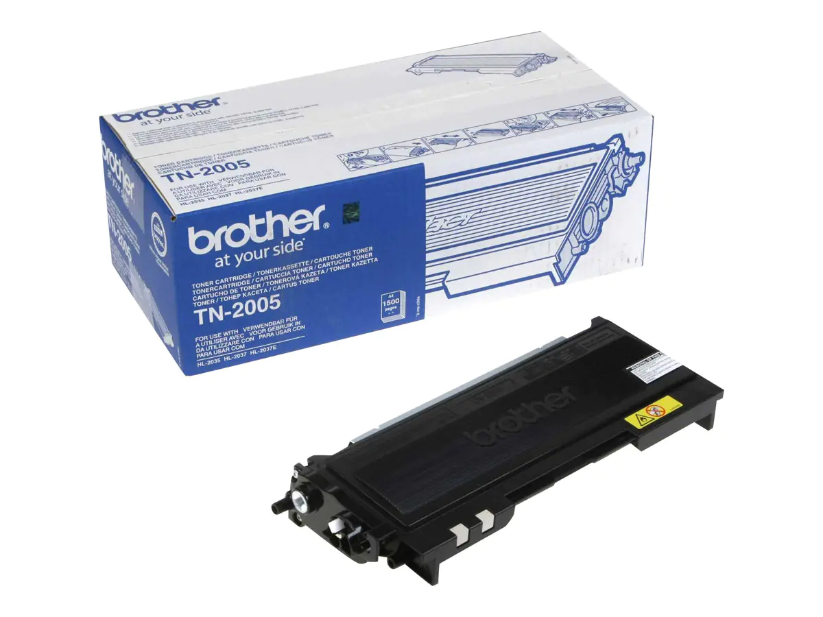 Brother TN2005 - Schwarz - Original - Tonerpatrone - für Brother HL-2035, HL-2037 Brother TN2005 - Schwarz - Original - Tonerpatrone - für Brother HL-2035, HL-2037