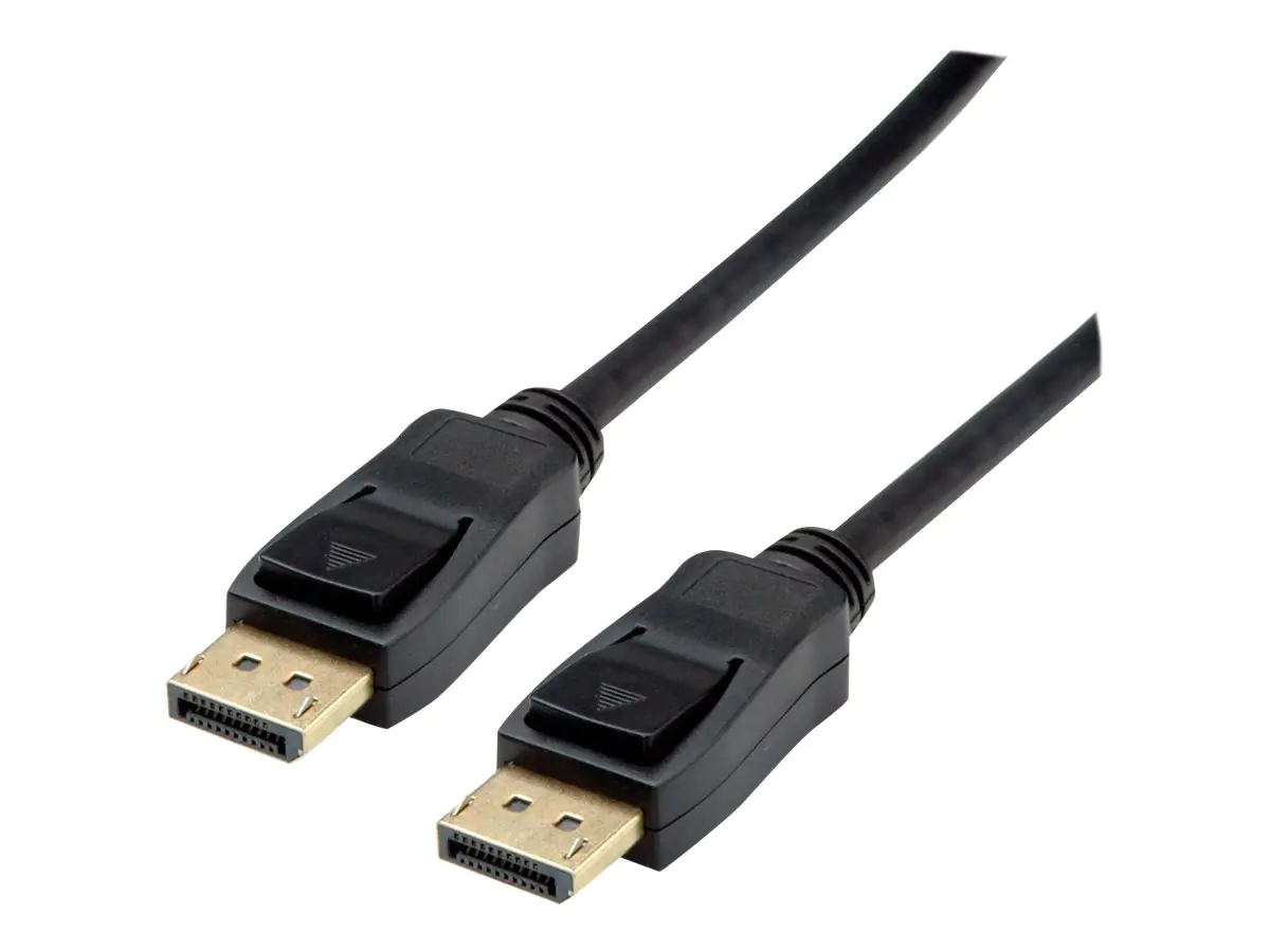 VALUE - DisplayPort-Kabel - DisplayPort (M) zu DisplayPort (M) - DisplayPort 1.4 - 1.5 m - 8K Unterstützung - Schwarz VALUE - DisplayPort-Kabel - DisplayPort (M) zu DisplayPort (M) - DisplayPort 1.4 - 1.5 m - 8K Unterstützung - Schwarz