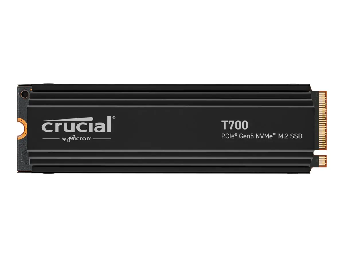 Crucial T700 - SSD - verschlüsselt - 1 TB - intern - PCI Express 5.0 (NVMe) CT1000T700SSD5