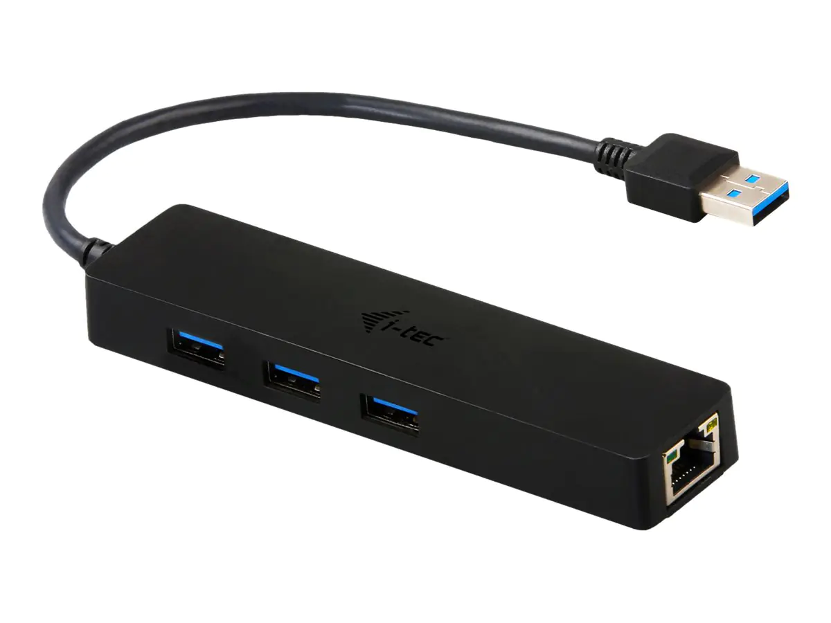 i-tec USB 3.0 Slim HUB 3 Port + Gigabit Ethernet U3GL3SLIM