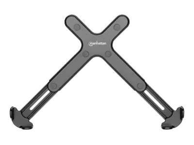 Manhattan Laptop Holder for VESA mount, Fits VESA 75x75 and 100x100mm, Fits laptops up to 17.3" (max 4kg), Black, Lifetime Warranty - Montagekomponente (VESA-Halter) - einstellbar - für Notebook - Kunststoff, Stahl - Schwarz - Bildschirmgröße: 27.9-4