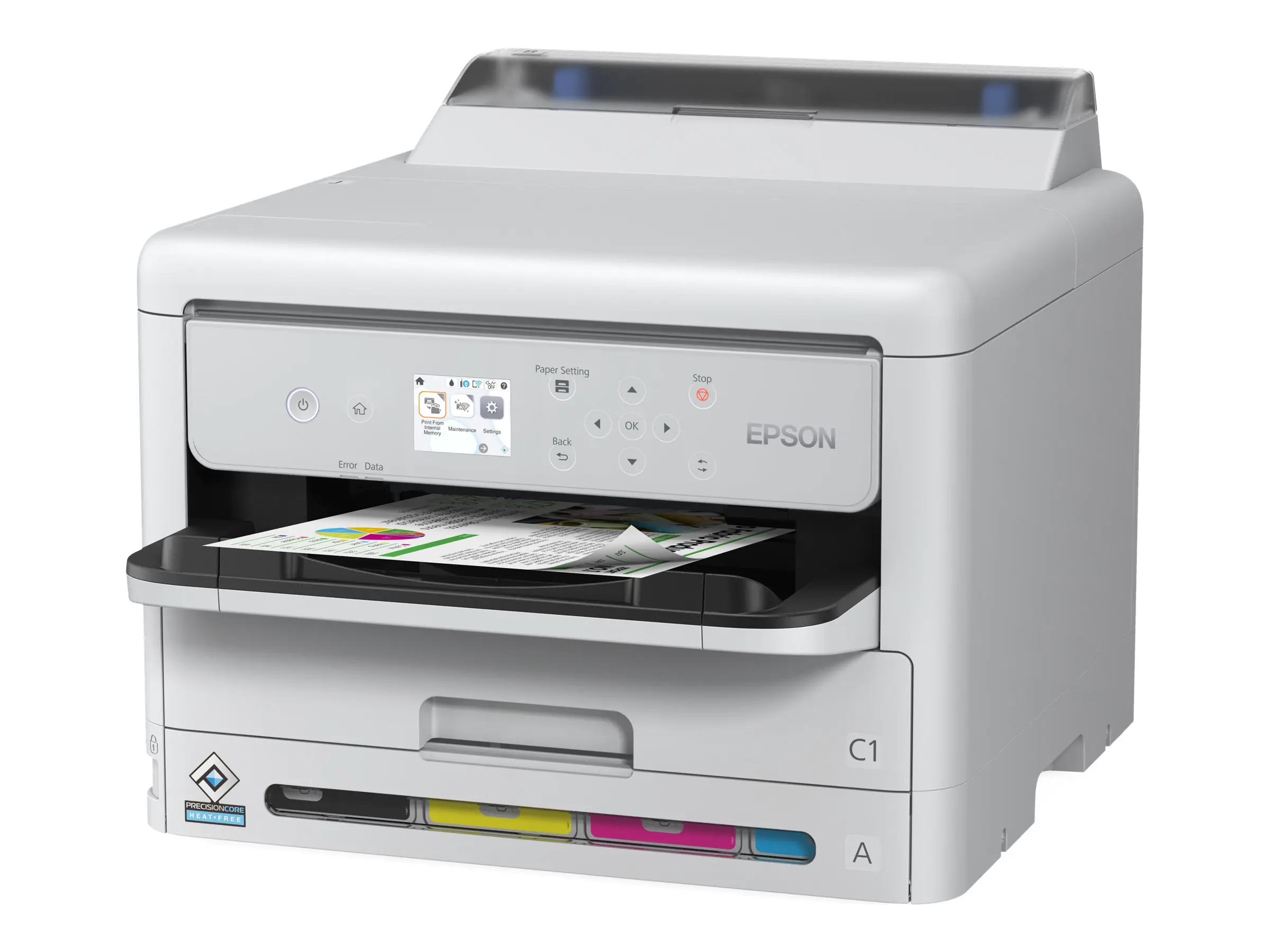 Epson WorkForce Pro WF-C5390DW BAM - Drucker - Farbe - Duplex - Tintenstrahl - A4/Legal - 4800 x 1200 dpi - bis zu 25 Seiten/Min. (einfarbig) C11CK25401BM