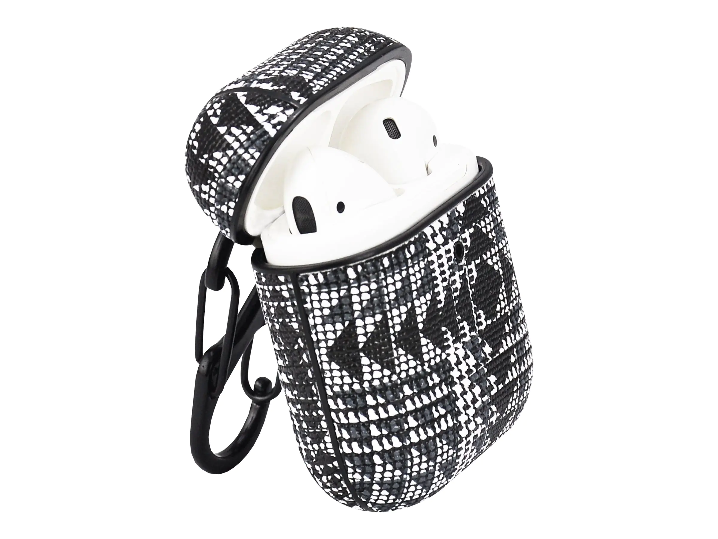 TerraTec Air Box - Tasche für Kopfhöhrer - Polycarbonat - Tartan Gray - für Apple AirPods (1. Generation, 2. Generation) 306854