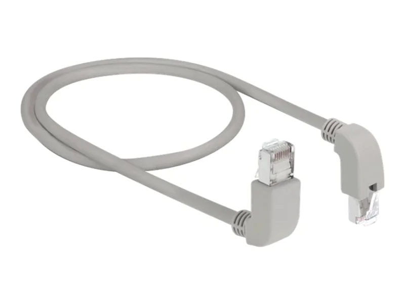 Delock Patch-Kabel - RJ-45 (M) nach oben gewinkelt zu RJ-45 (M) 85871