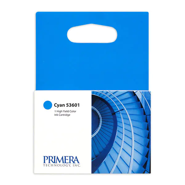 Primera - Hohe Ergiebigkeit - Cyan - Original - Tintenpatrone - für Bravo 4051, 4100, 4101, 4101-Blu, 4102, 4102-Blu; Disc Publisher DP-4101 Primera - Hohe Ergiebigkeit - Cyan - Original - Tintenpatrone - für Bravo 4051, 4100, 4101, 4101-Blu, 4102, 4102-Blu; Disc Publisher DP-4101