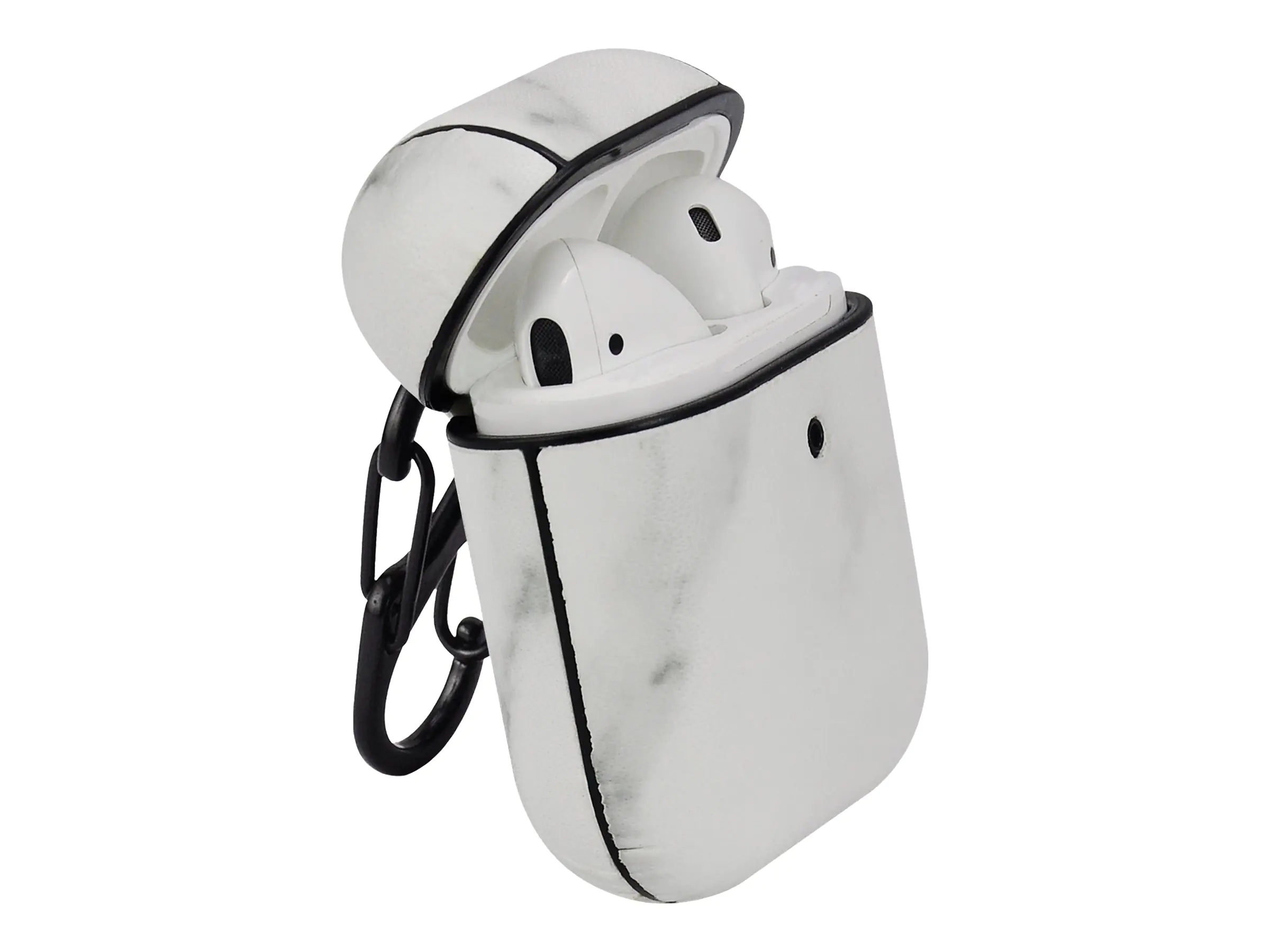 TerraTec Air Box - Tasche für Kopfhöhrer - Polycarbonat - Marble - für Apple AirPods (1. Generation, 2. Generation) 306855