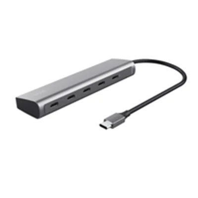 Trust Halyx - Hub - 1 x USB-C (passthrough) + 4 x USB-C 3.2 Gen 1 - Desktop