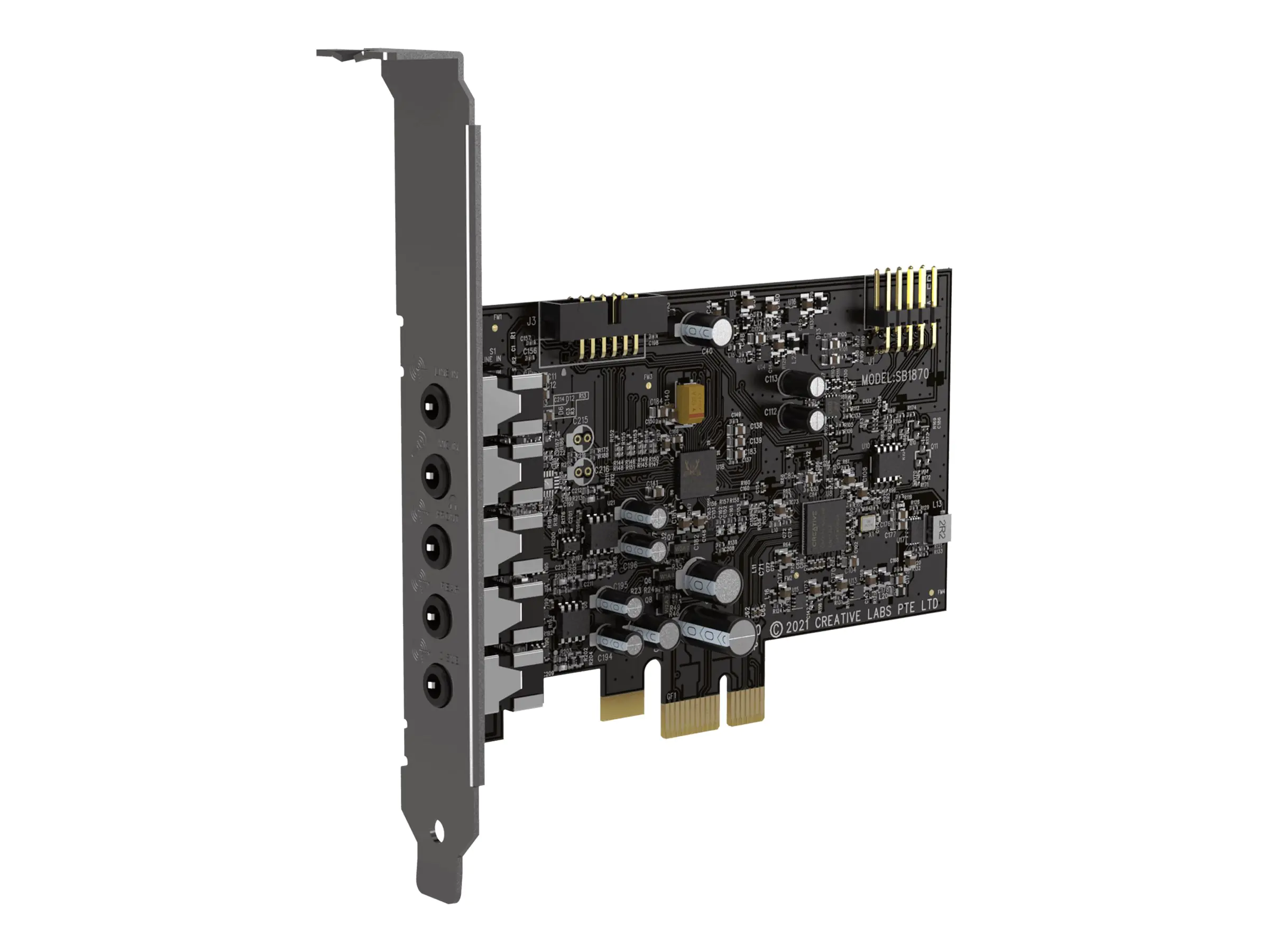 Creative Sound Blaster Audigy Fx V2 - Soundkarte - 24-Bit - 192 kHz - 120 dB S/N - 5.1 - PCIe