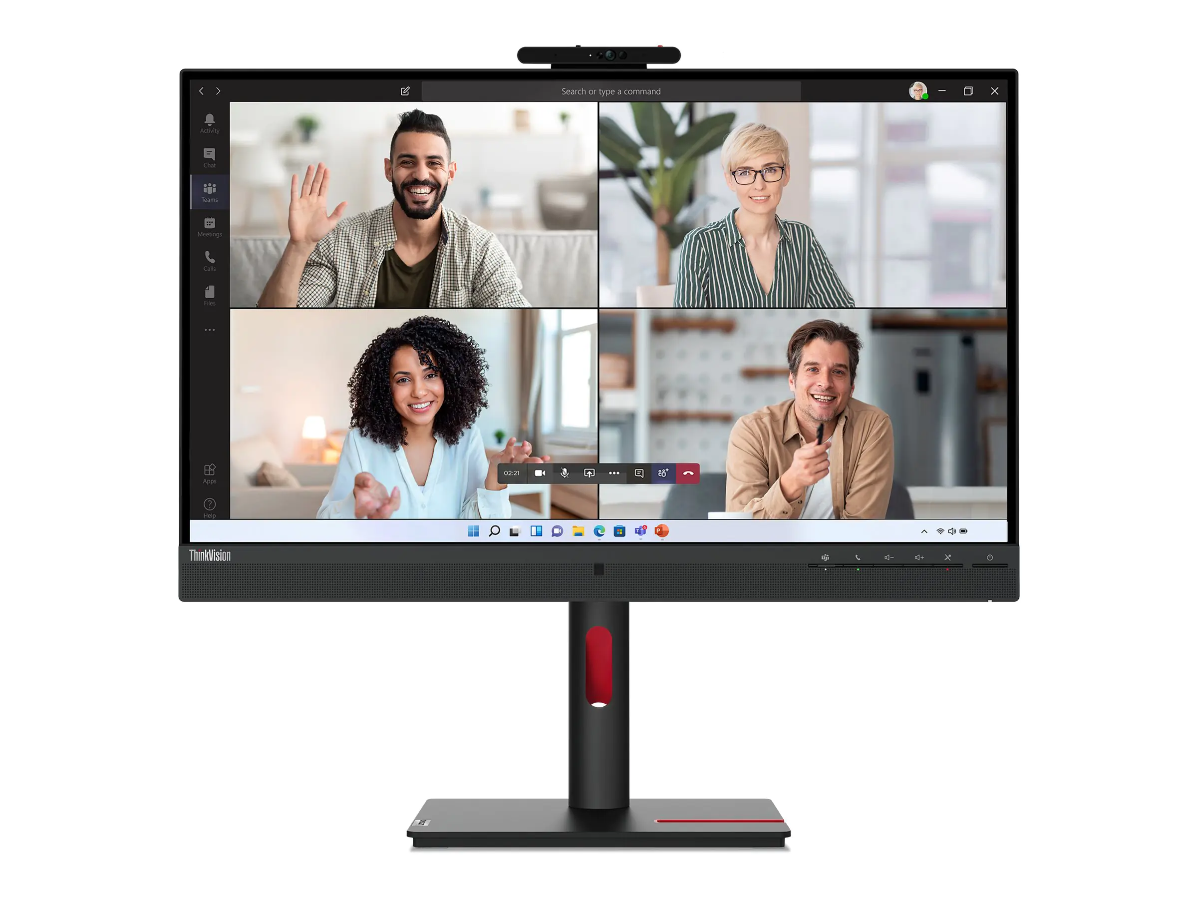 Lenovo ThinkVision T27hv-30 - LED-Monitor - 68.6 cm (27") - 2560 x 1440 QHD - IPS - 300 cd/m² - 1000:1 - 4 ms - HDMI, DisplayPort, USB-C - Lautsprecher - Raven Black Lenovo ThinkVision T27hv-30 - LED-Monitor - 68.6 cm (27") - 2560 x 1440 QHD - IPS - 300 cd/m² - 1000:1 - 4 ms - HDMI, DisplayPort, USB-C - Lautsprecher - Raven Black