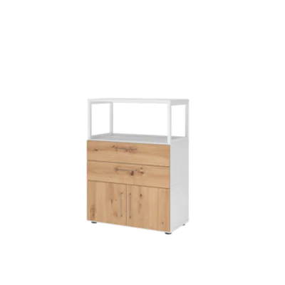 Hammerbacher Regalschrank FlexWall 800 x 1.100 x 417 mm (B x H x T) Flügeltür ohne Rollen Holz Hammerbacher Regalschrank FlexWall 800 x 1.100 x 417 mm (B x H x T) Flügeltür ohne Rollen Holz