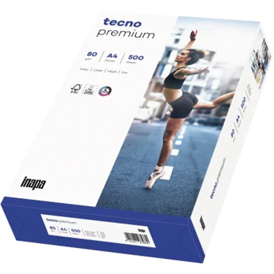 inapa tecno Kopierpapier Premium 526508010001 A4 80g 500 Bl./Pack. inapa tecno Kopierpapier Premium 526508010001 A4 80g 500 Bl./Pack.