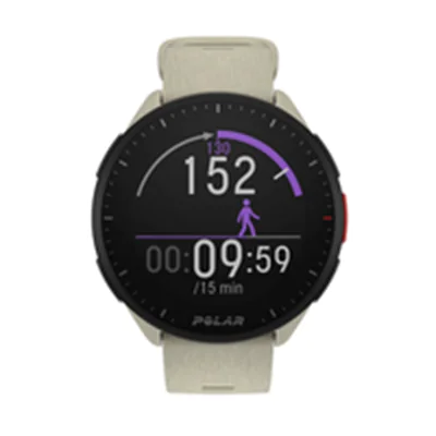 POLAR Pacer - Intelligente Uhr mit Band - Silikon - Bandgröße: S/L - Anzeige 3 cm (1.2") 900102175