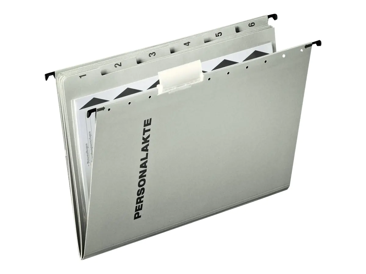 Leitz Personalmappe 300410085 DIN A4 250g Colorspankarton grau