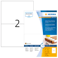 HERMA Folienetiketten 210x148mm weiß SPECIAL wasserfest 160 St./Pack.