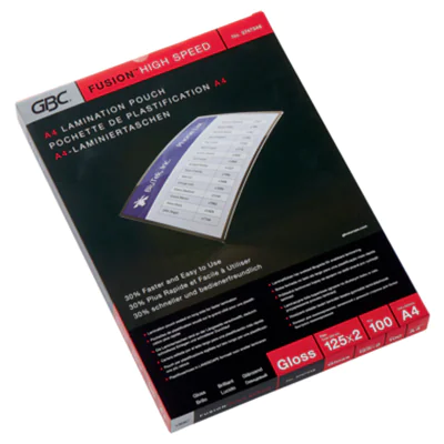 GBC Folientasche HighSpeedPouch 3747348 DIN A4 125mic 100 St./Pack. GBC Folientasche HighSpeedPouch 3747348 DIN A4 125mic 100 St./Pack.
