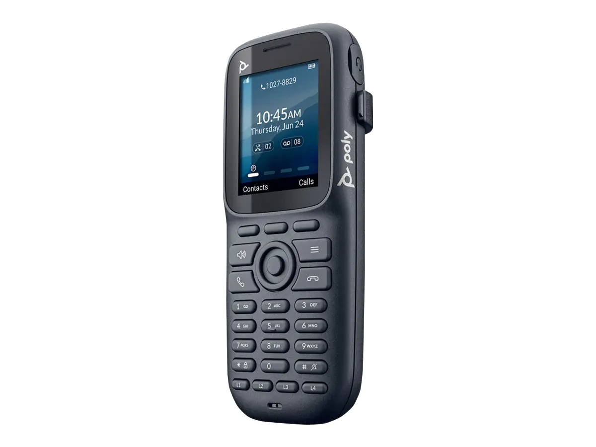Poly Rove 20 - Schnurloses VoIP-Telefon mit Rufnummernanzeige/Anklopffunktion - DECT - dreiweg Anruffunktion - SIP, SIP v2, SIP over TLS, SIP over UDP, SIP over TCP, SDP, RTCP, RTP - Schwarz Poly Rove 20 - Schnurloses VoIP-Telefon mit Rufnummernanzeige/Anklopffunktion - DECT - dreiweg Anruffunktion - SIP, SIP v2, SIP over TLS, SIP over UDP, SIP over TCP, SDP, RTCP, RTP - Schwarz