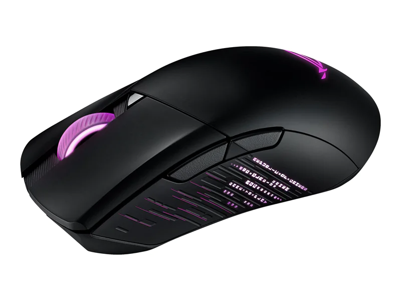 ASUS ROG Gladius III - Maus - Für Rechtshänder - optisch - 6 Tasten - kabelgebunden - USB 2.0 - Schwarz