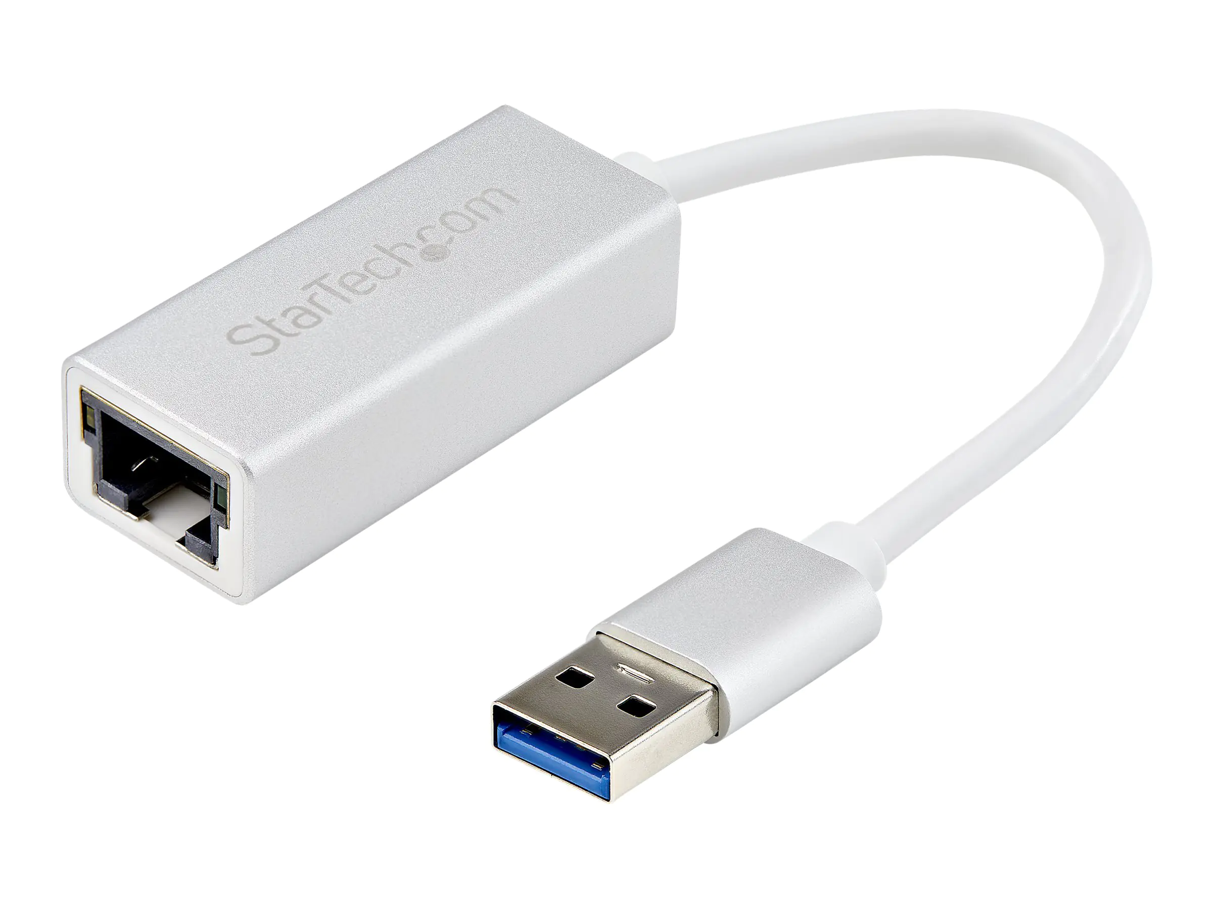 StarTech USB 3.0 auf Gigabit Netzwerkadapter - Silber - Schlankes Aluminium Design für MacBook, Chromebook oder Tablet - Netzwerkadapter - USB 3.0 - Gigabit Ethernet x 1 - Silber StarTech USB 3.0 auf Gigabit Netzwerkadapter - Silber - Schlankes Aluminium Design für MacBook, Chromebook oder Tablet - Netzwerkadapter - USB 3.0 - Gigabit Ethernet x 1 - Silber