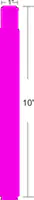 Zebra Z-Band Fun - Pink - 25.4 x 254 mm 350 Etikett(en) 350) Armbandetiketten