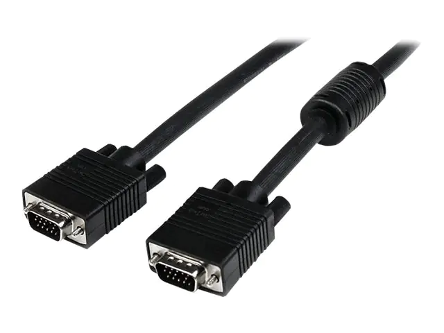 StarTech 2m VGA HD15 Koaxial Monitorkabel - St/St - VGA-Kabel - HD-15 (VGA) (M) zu HD-15 (VGA) (M) - 2 m - geformt - Schwarz