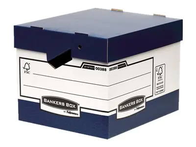 Bankers Box Archivbox Ergo Box Heavy Duty 0038801 blau
