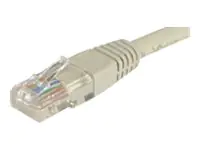 exertis Connect Patchkabel Cat.5e U/UTP grau 0.15 m - Netzwerk - CAT 5e