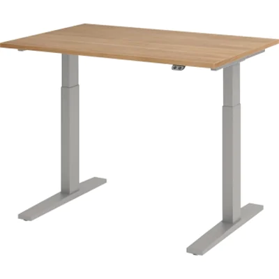 Hammerbacher Schreibt. VXMKA12/N/S el.120x80cm silber/nussbaum Hammerbacher Schreibt. VXMKA12/N/S el.120x80cm silber/nussbaum