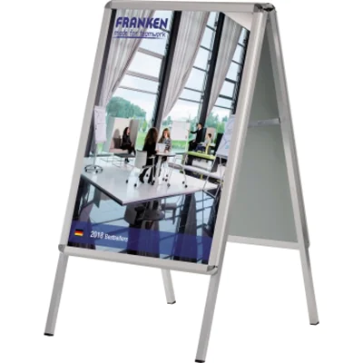 Franken Kundenstopper Standard BSA1 64x115x79cm DIN A1 Aluminium silber Franken Kundenstopper Standard BSA1 64x115x79cm DIN A1 Aluminium silber