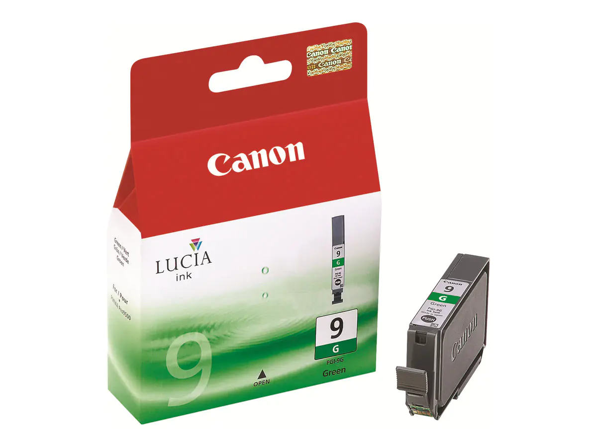 Canon PGI-9G - 14 ml - grün - Original - Tintenbehälter - für PIXMA Pro9500 Canon PGI-9G - 14 ml - grün - Original - Tintenbehälter - für PIXMA Pro9500