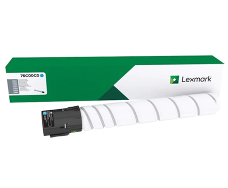 Lexmark Cyan - original - Tonerpatrone - für 76C00C0