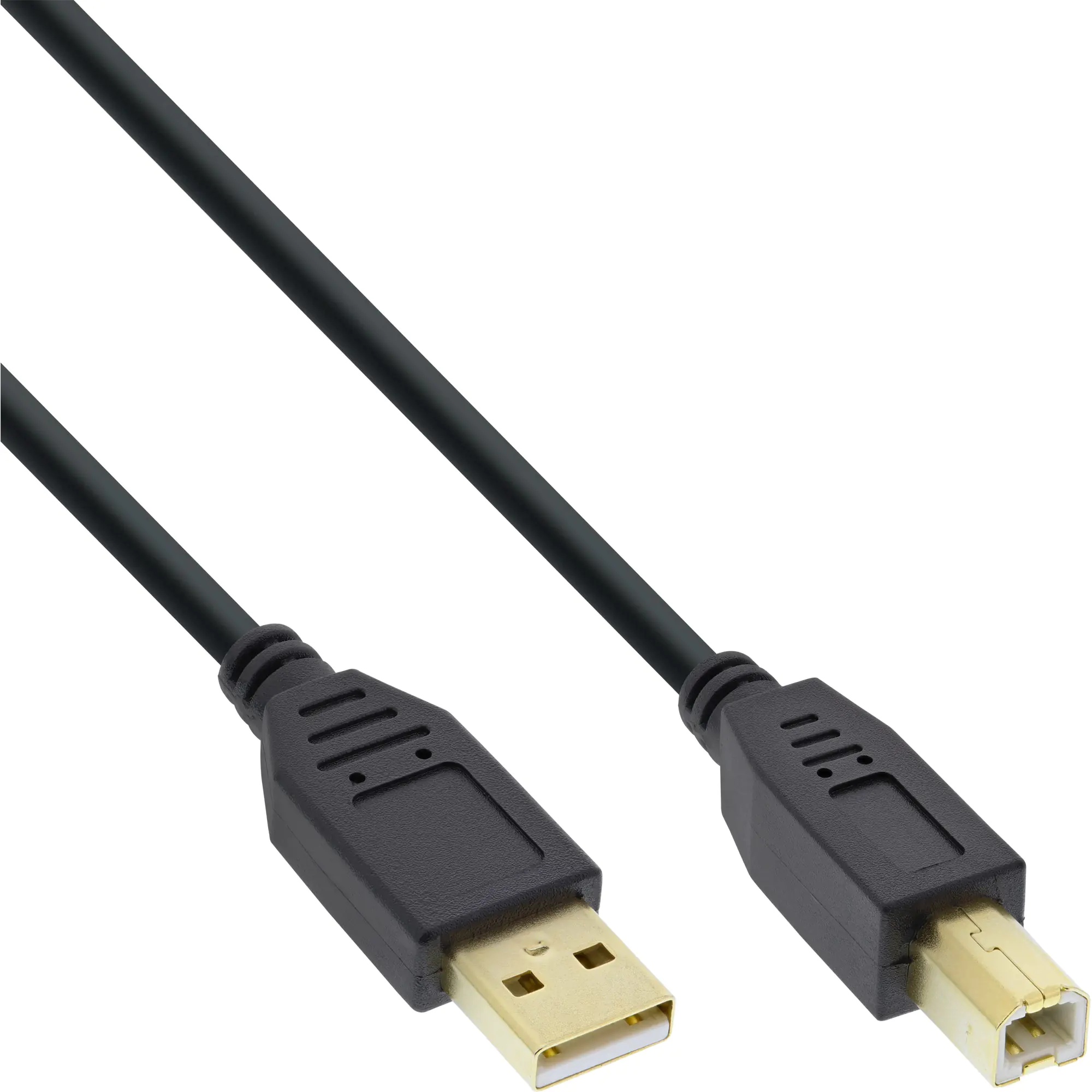 InLine - USB-Kabel - USB (M) zu USB Typ B (M) - 10 m - Schwarz