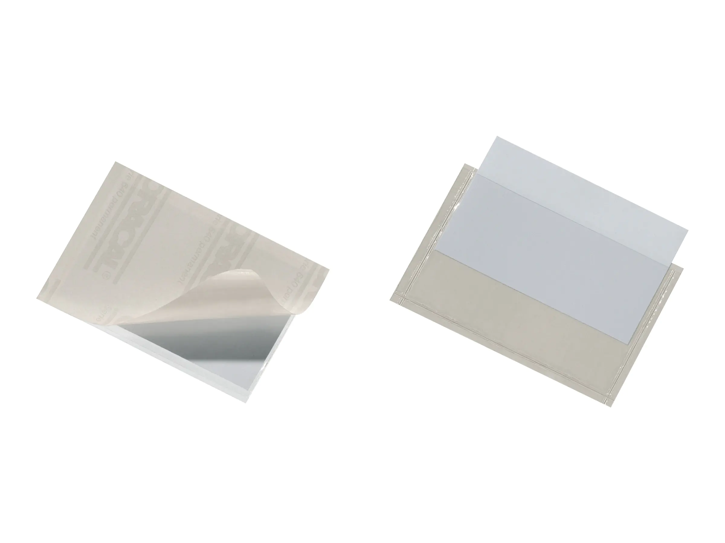 Durable POCKETFIX - Selbstklebende Tasche - für 57 x 90 mm - durchsichtig (Packung mit 100) 8293-19