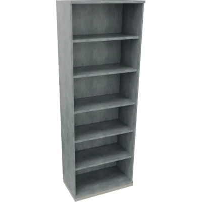 Regal 6OH B800xT442xH2221mm Silberaluminium/Beton hell Regal 6OH B800xT442xH2221mm Silberaluminium/Beton hell