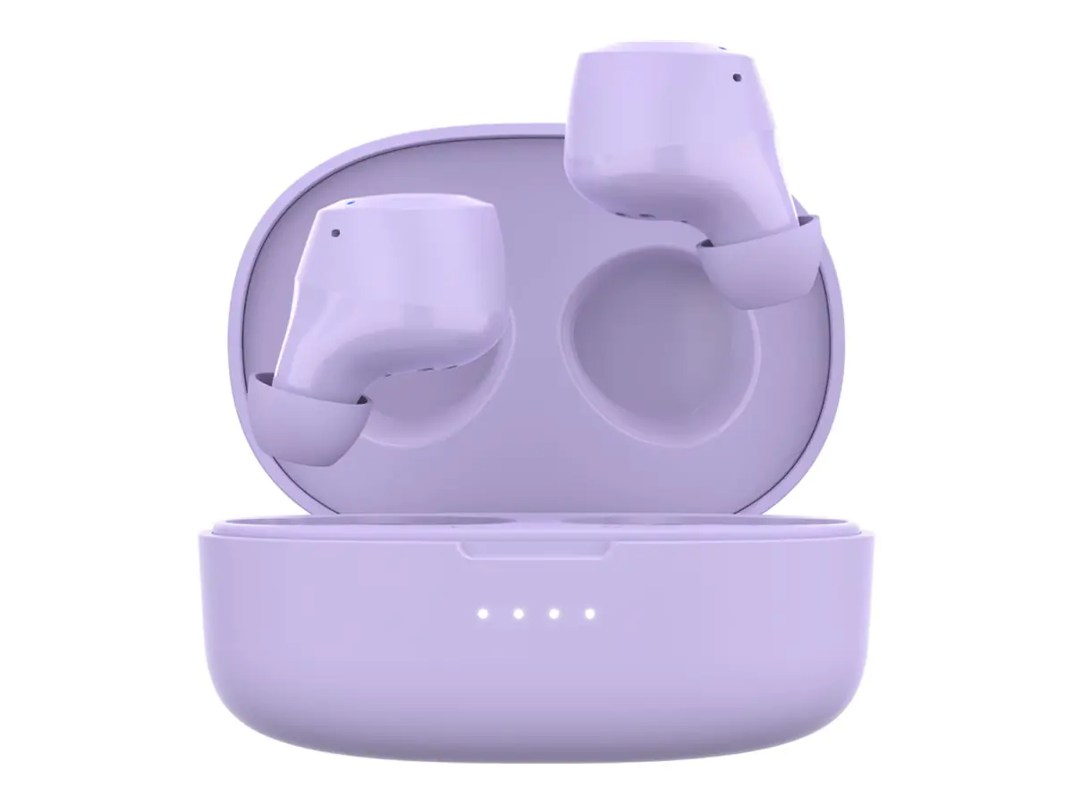 Belkin SoundForm Bolt - True Wireless-Kopfhörer mit Mikrofon - im Ohr - Bluetooth - Lavendel