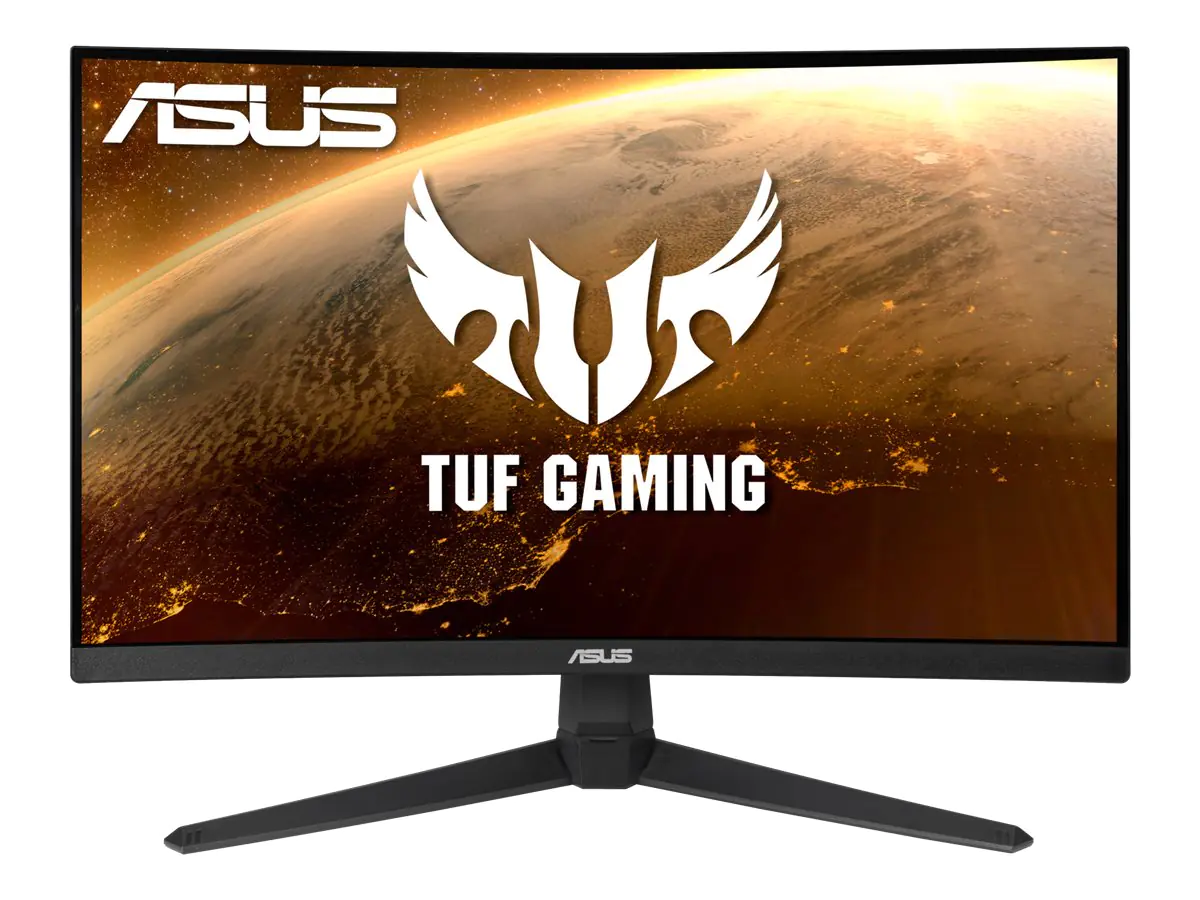 ASUS TUF Gaming VG24VQ1B - LED-Monitor - Gaming - gebogen - 61 cm (24") (23.8" sichtbar) - 1920 x 1080 Full HD (1080p) @ 165 Hz - VA - 350 cd/m² - 3000:1 - 1 ms - HDMI, DisplayPort - Lautsprecher - Schwarz