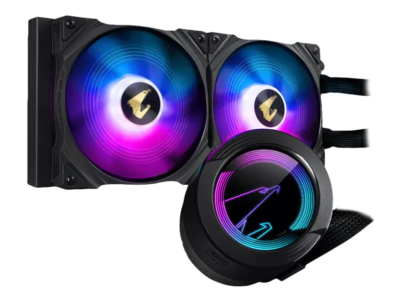 Gigabyte AORUS WATERFORCE 280 - Prozessor-Flüssigkeitskühlsystem - Kühlergröße: 280 mm - (für: LGA2066, LGA2011, LGA1366, LGA1150, LGA1151, LGA1152, LGA1155, LGA1156, LGA1200, LGA1700, TR4, AM4, sTRX4) GP-AORUS WATERFORCE 280