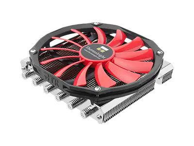Thermalright AXP-200R - Prozessor-Luftkühler - (für: LGA775, LGA1156, AM2, AM2+, LGA1366, AM3, LGA1155, AM3+, LGA2011, FM1, FM2, LGA1150) - Nickelbeschichtete Kupferbasis - 140 mm - Rot