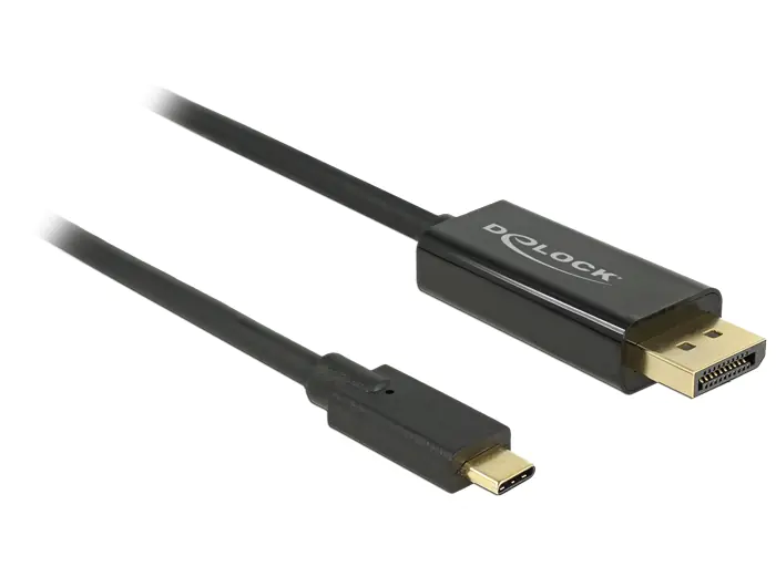 DeLOCK - Externer Videoadapter - USB-C - DisplayPort - Schwarz - retail DeLOCK - Externer Videoadapter - USB-C - DisplayPort - Schwarz - retail