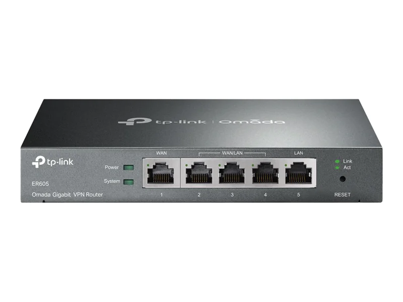 TP-Link SafeStream TL-R605 - Router 4-Port-Switch - 1GbE TP-Link SafeStream TL-R605 - Router 4-Port-Switch - 1GbE