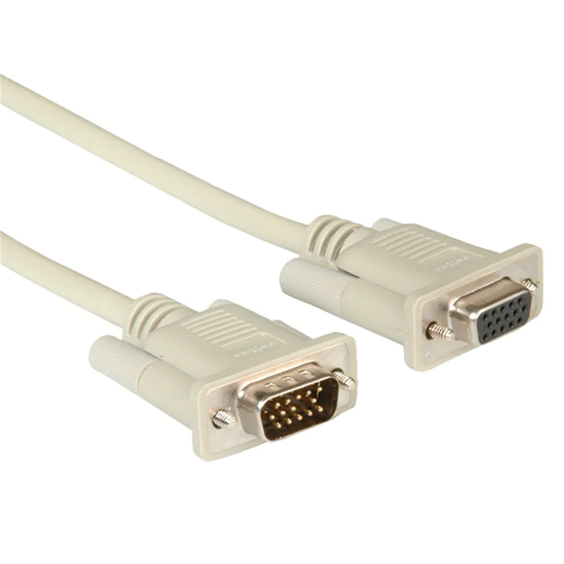 Roline - VGA-Verlängerungskabel - HD-15 (VGA) (M) zu HD-15 (VGA) (W) - 10 m Roline - VGA-Verlängerungskabel - HD-15 (VGA) (M) zu HD-15 (VGA) (W) - 10 m