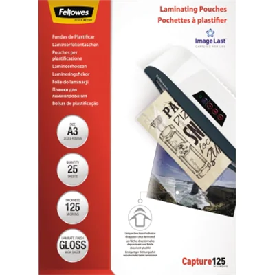 Fellowes Laminierfolie ImageLast 5396501 DIN A3 125my 25 St./Pack. Fellowes Laminierfolie ImageLast 5396501 DIN A3 125my 25 St./Pack.