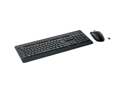 Fujitsu Wireless LX960 - Tastatur-und-Maus-Set - kabellos - 2.4 GHz - Deutsch - für Celsius C780, J550, M7010, M770, R970, W580; ESPRIMO G558, P558, Q958; LIFEBOOK E449, E459